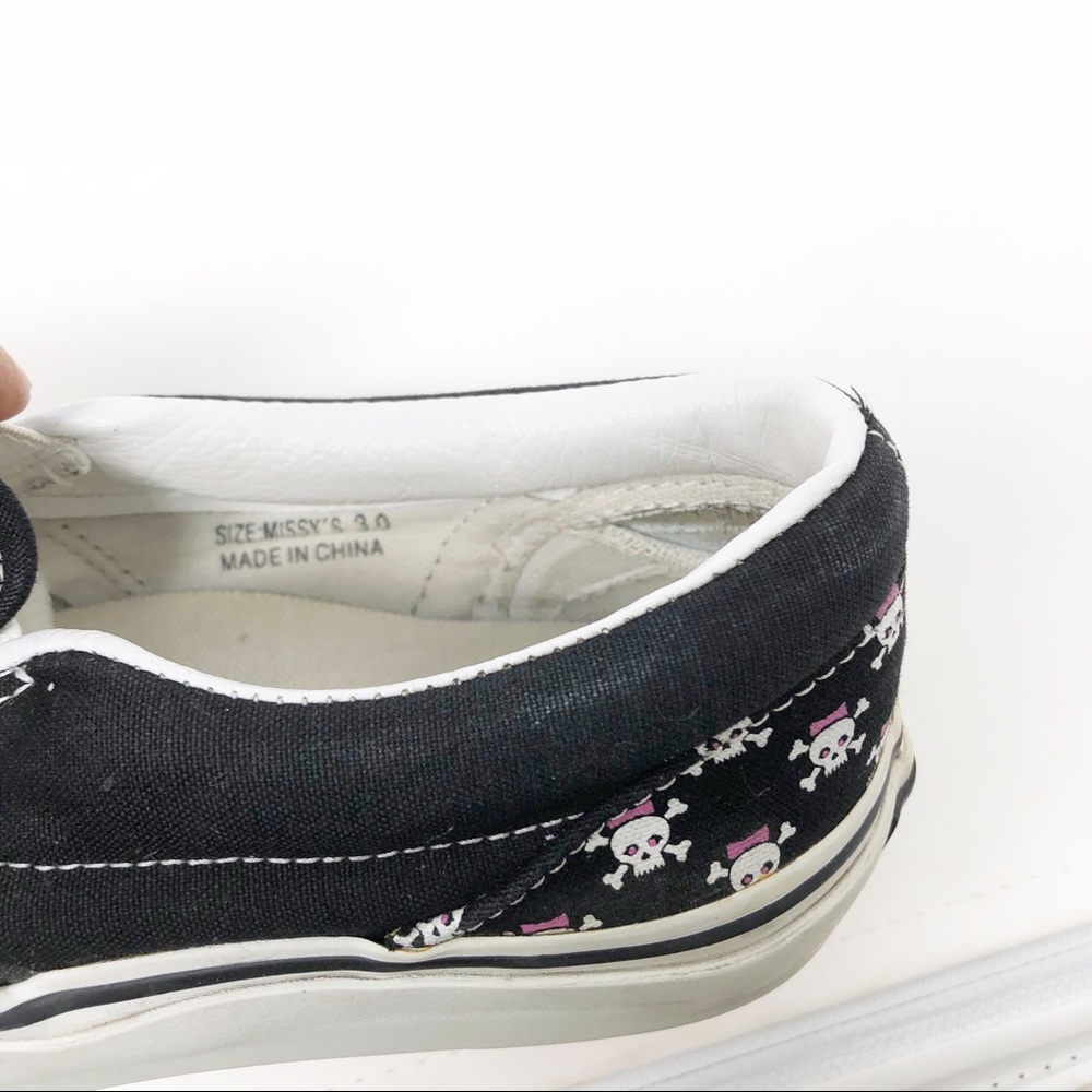 Vans l | Black and White Slip-on Pink skull pirate - Picture 4 of 8